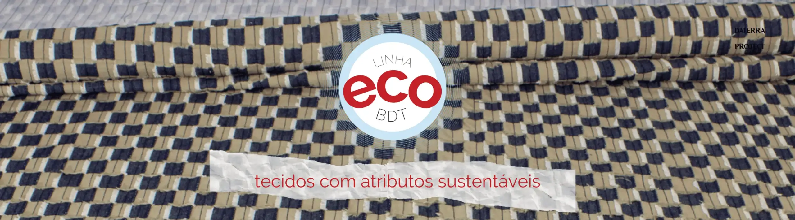 banner home tecido sustentavel